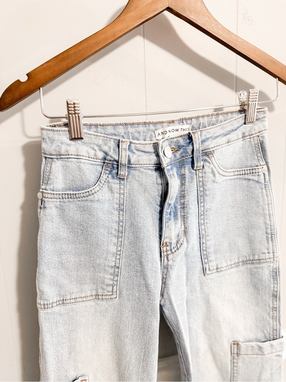 And Now This High Rise Utility Jeans - Picture 6 of 12